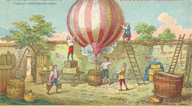 🎈1 décembre 1783 : un ballon à hydrogène survole Paris pour la première fois