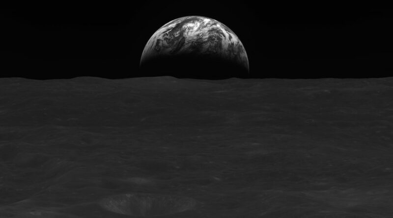 Image de la terre et de la lune