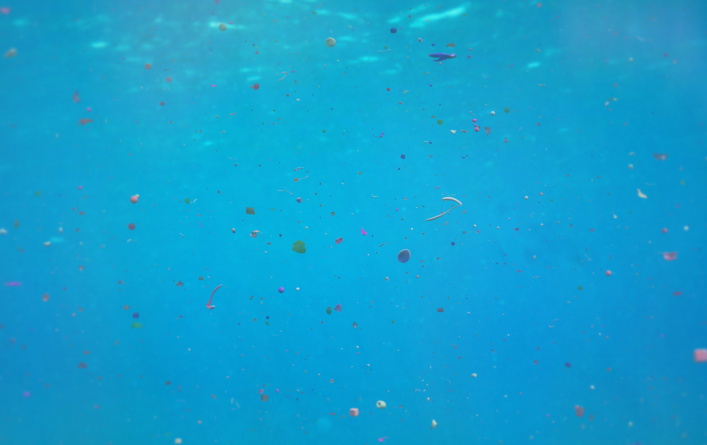 Microplastiques dans les océans