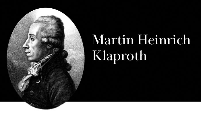 24 septembre 1789 : Martin Heinrich Klaproth présente sa découverte de l’uranium