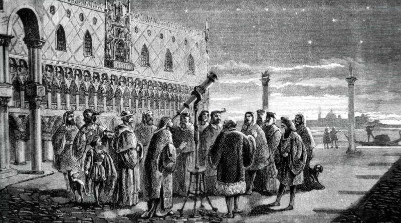 7 janvier 1610 : Galilée observe pour la première fois les lunes de Jupiter à l'aide de son télescope