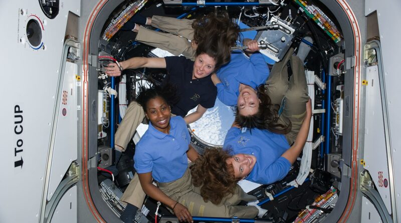 7 avril 2010 : quatre femmes astronautes à bord de la Station spatiale internationale !