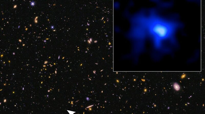 5 mai 2015 : des scientifiques annoncent la découverte d'une galaxie éloignée de 13,1 milliards d'années-lumière, EGS-zs8-1