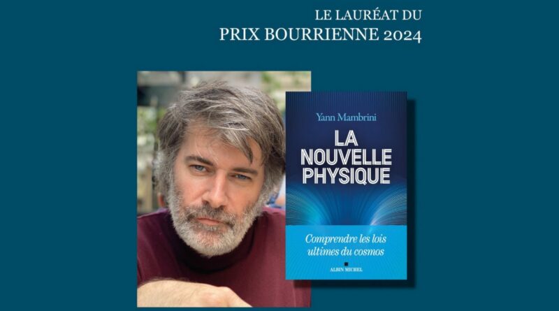 Yann Mambrini remporte le Prix Bourrienne 2024 pour son ouvrage de vulgarisation scientifique